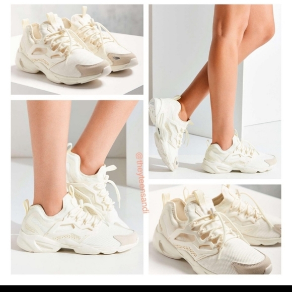 Urban Outfitters Reebok White Fury Adapt Sneakers - Picture 2 of 4